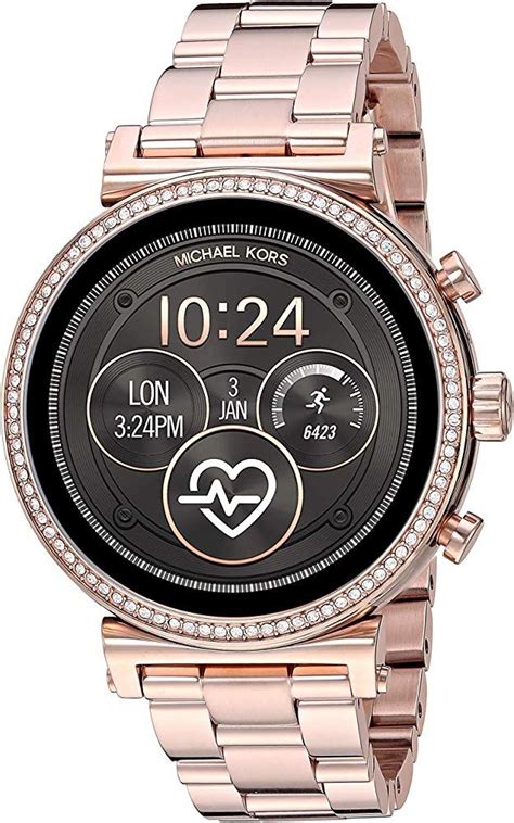 fake mk watch rose gold|mk watch rose gold smartwatch.